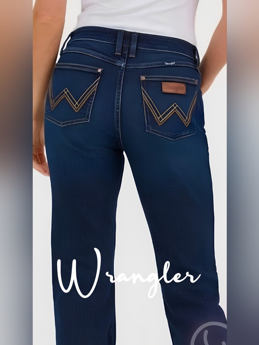 Wrangler Retro Mae Dark Wash Stitch